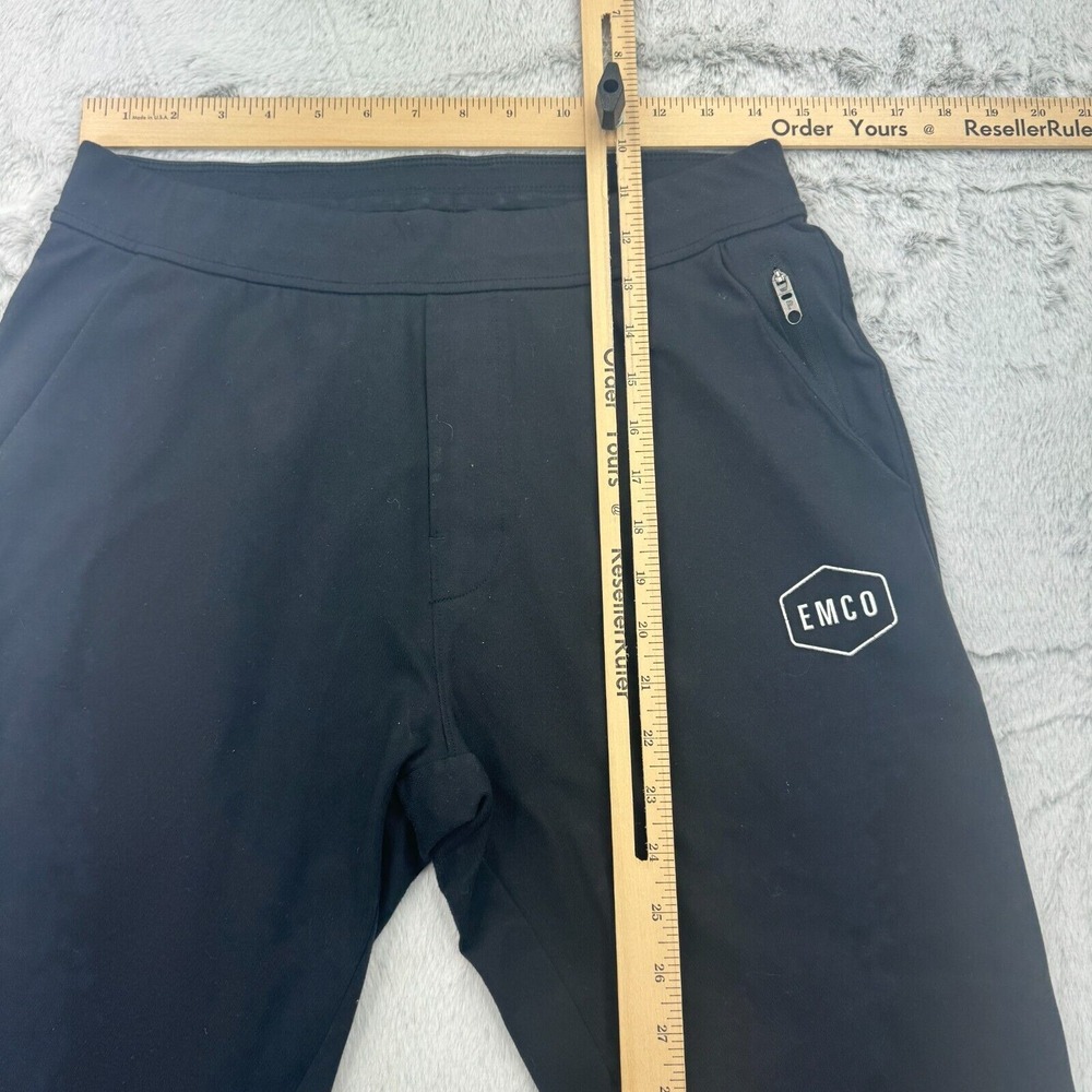 Public Rec Jogger Pant Mens 30 x 32 Black Flat Front Zippered Pockets Stretch - Picture 10 of 12
